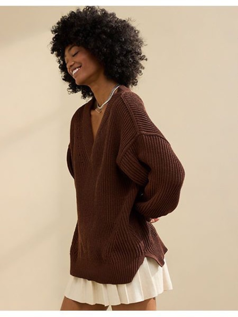 Aerie Chenille V-Neck